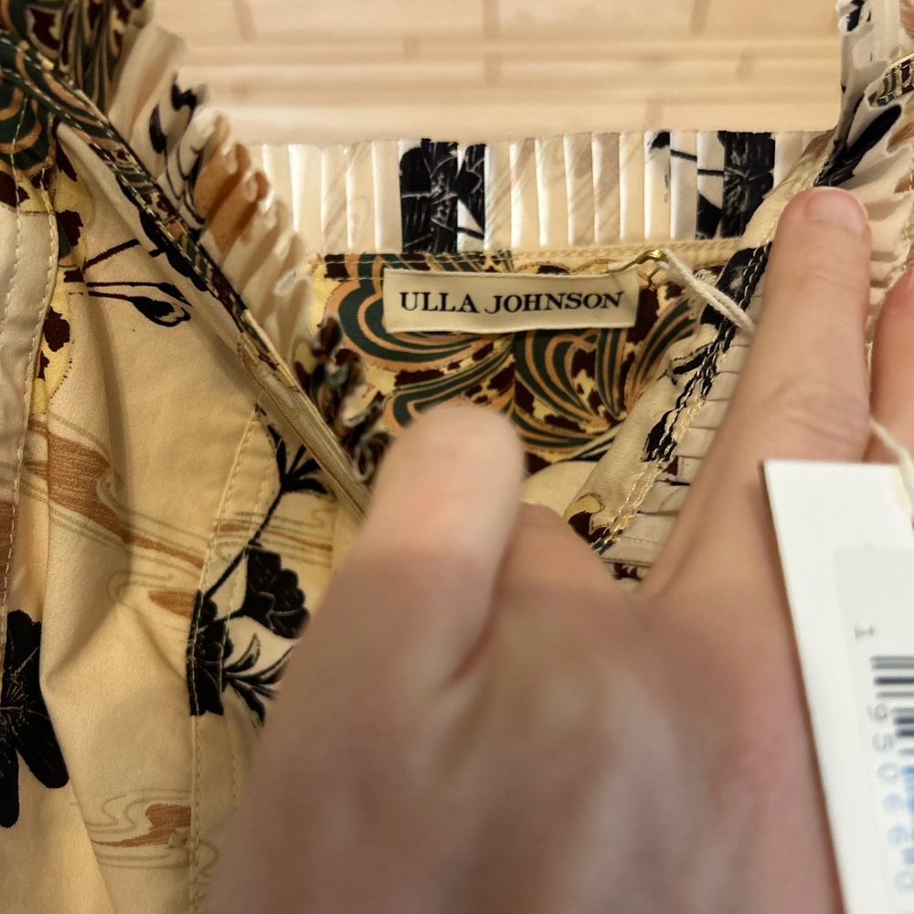 Ulla Johnson Cream Floral Midi Dress - Picture 7 of 11